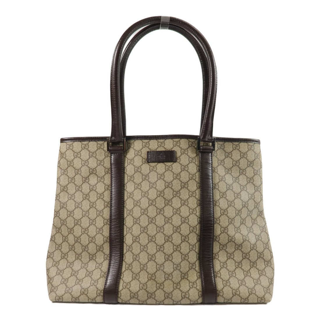 Gucci Shoulder Tote 114288 Brown: Shoulder tote bag 114288 in brown coated canvas. Size 39 x 28 x 14 cm. Shoulder 58 cm.