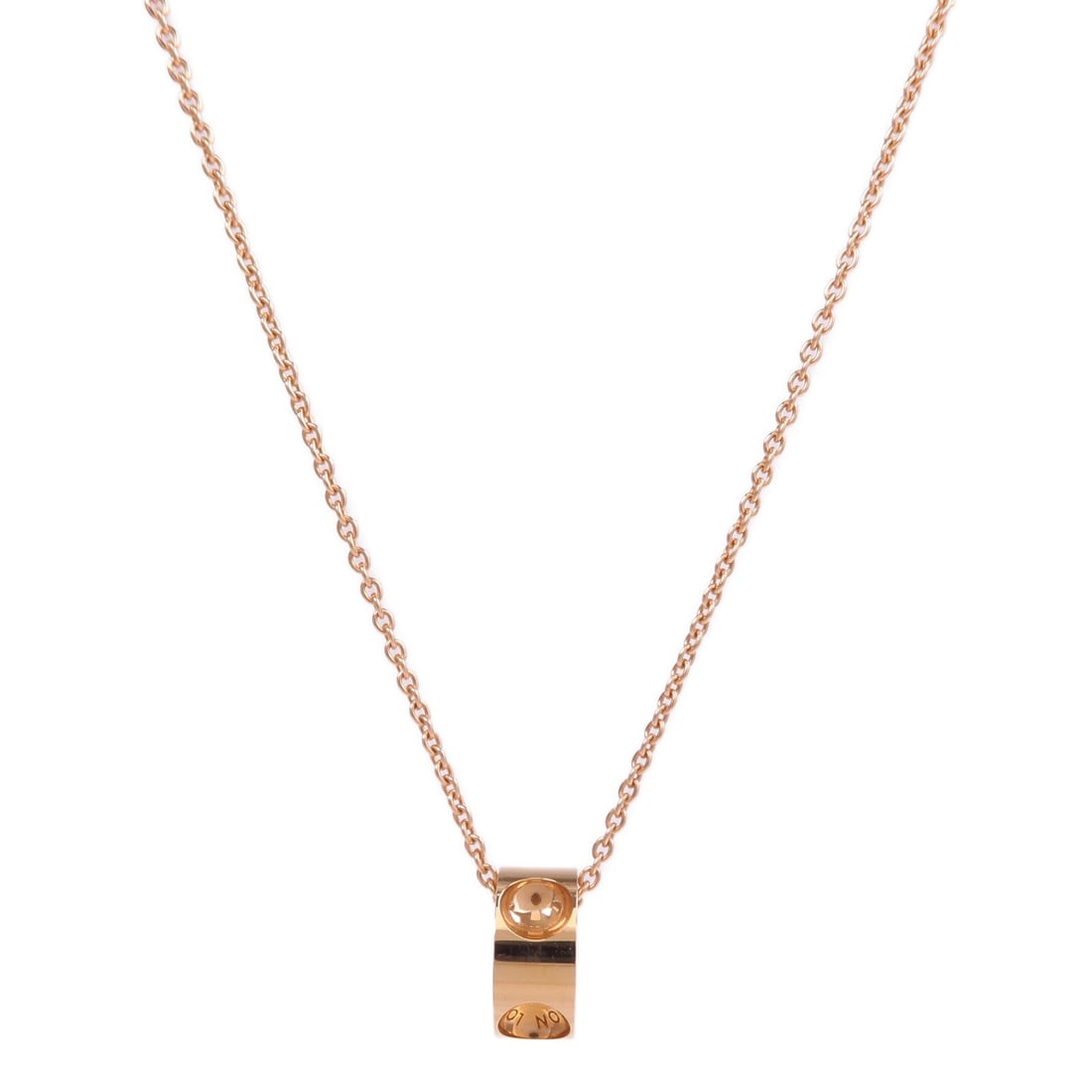 Louis Vuitton LV Empreinte Q93968: LV Empreinte Pendant necklace Q93968 in 18K pink gold.