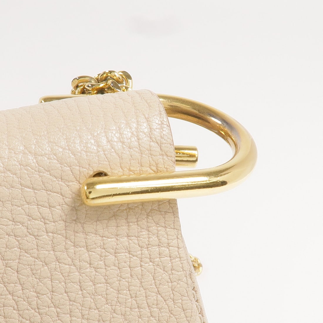Chloe Chain Shoulder Bag Beige - 15