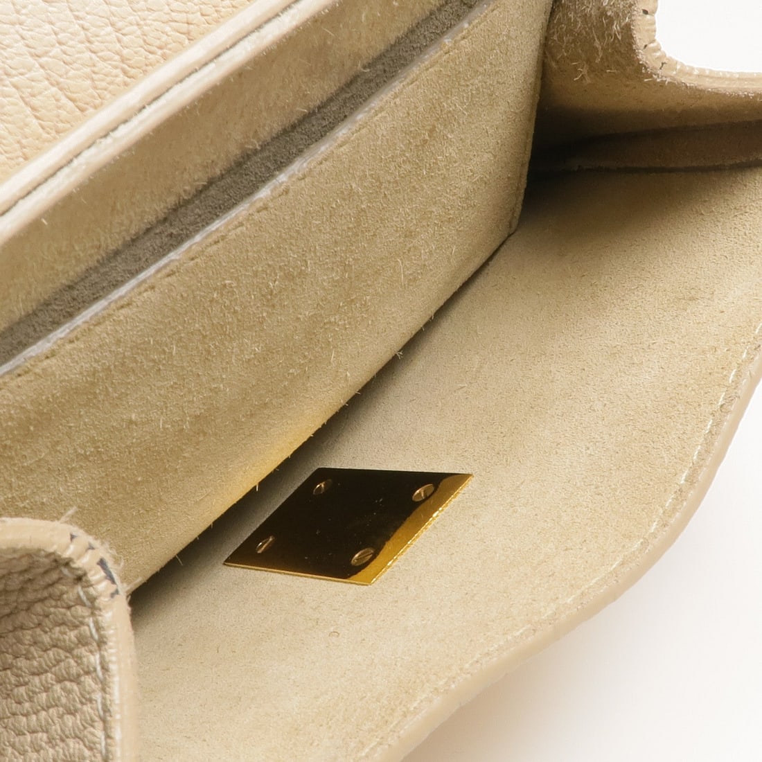 Chloe Chain Shoulder Bag Beige - 5