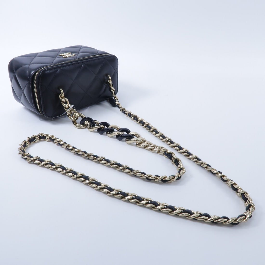 Chanel Vanity Case Chain Bag Black - 10