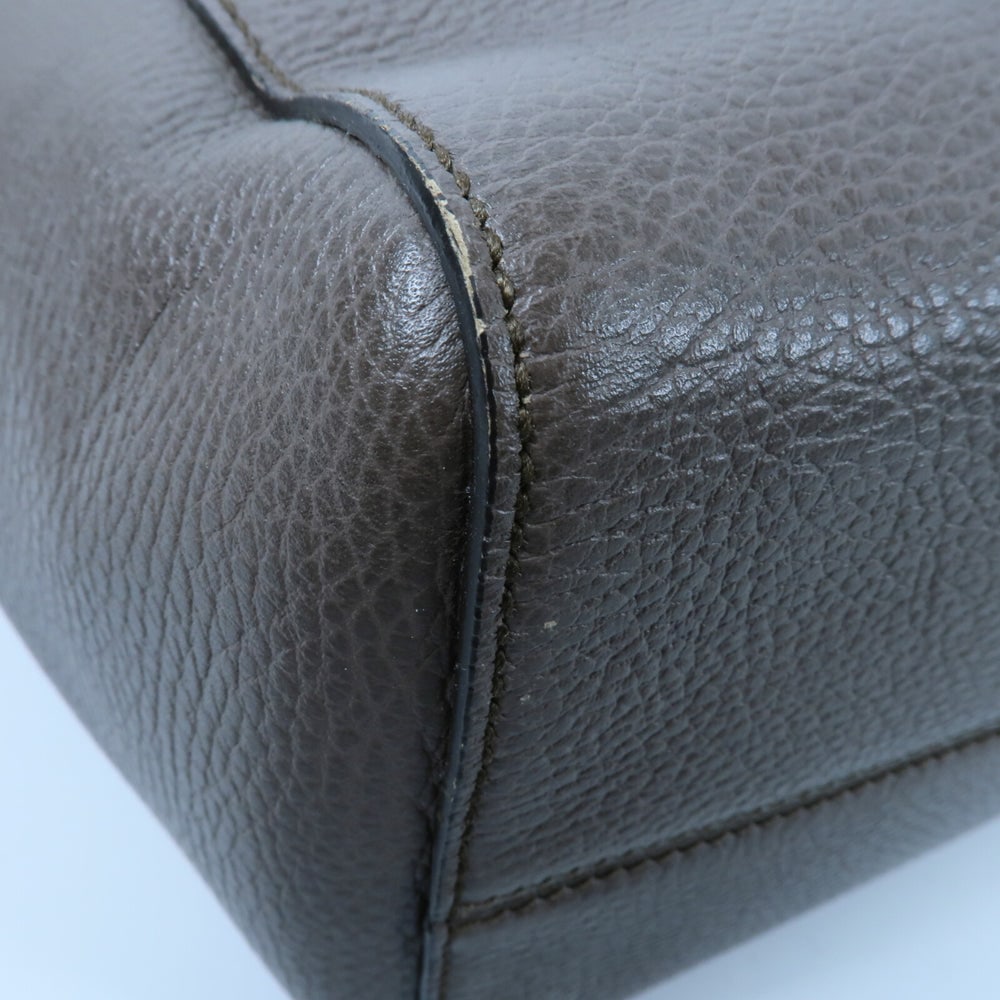 Gucci Brown Calfskin Tote Bag - 11