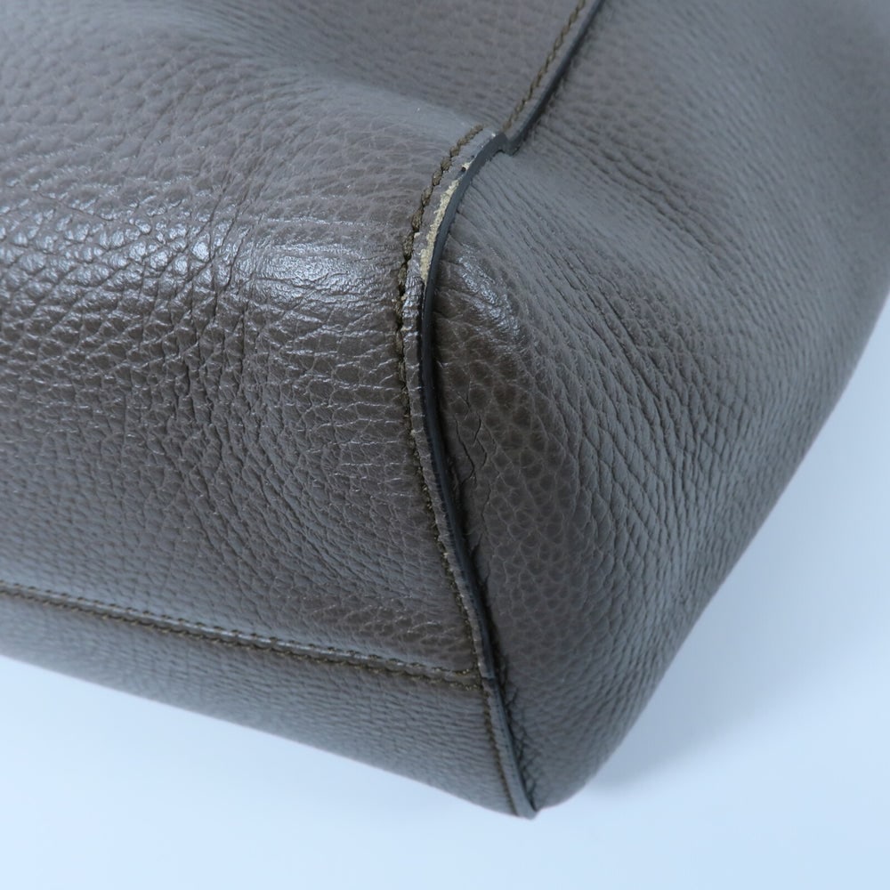 Gucci Brown Calfskin Tote Bag - 12
