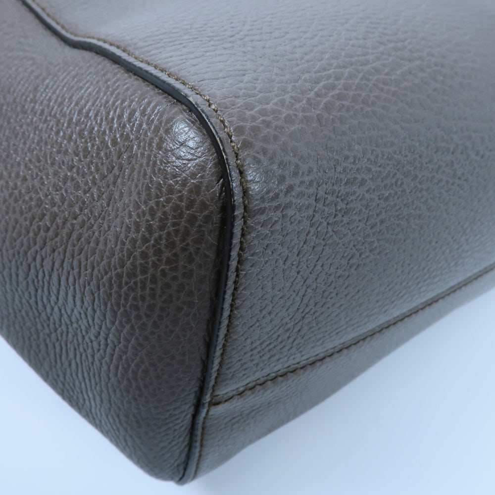 Gucci Brown Calfskin Tote Bag - 13