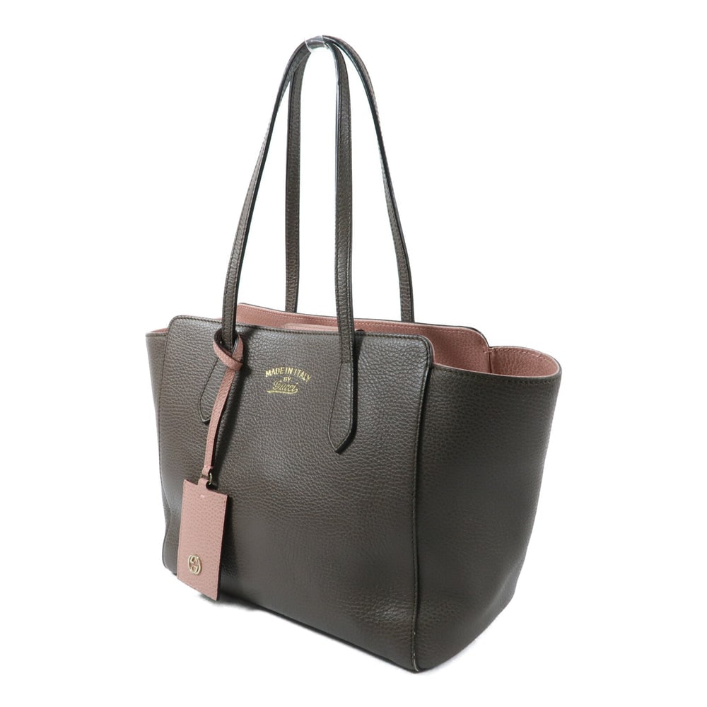 Gucci Brown Calfskin Tote Bag - 3