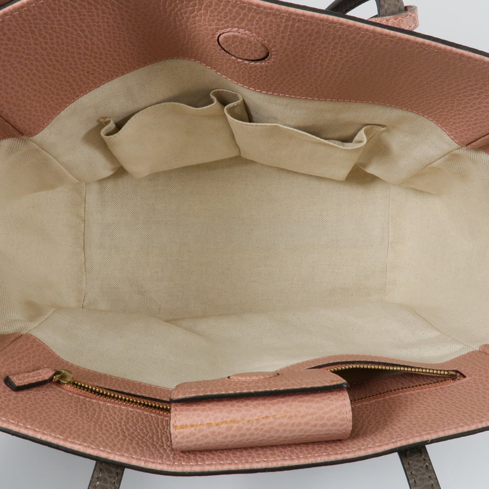 Gucci Brown Calfskin Tote Bag - 5