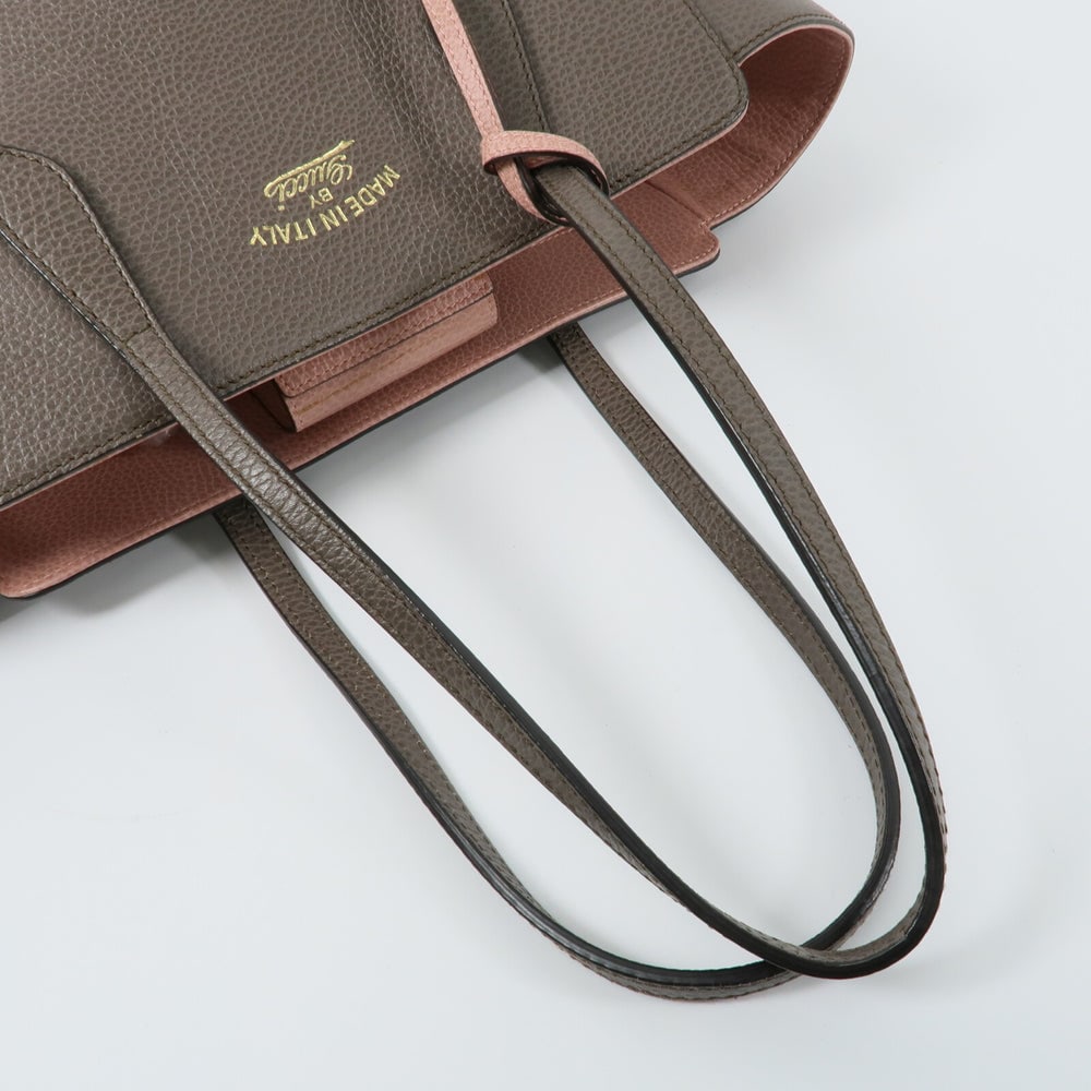 Gucci Brown Calfskin Tote Bag - 8