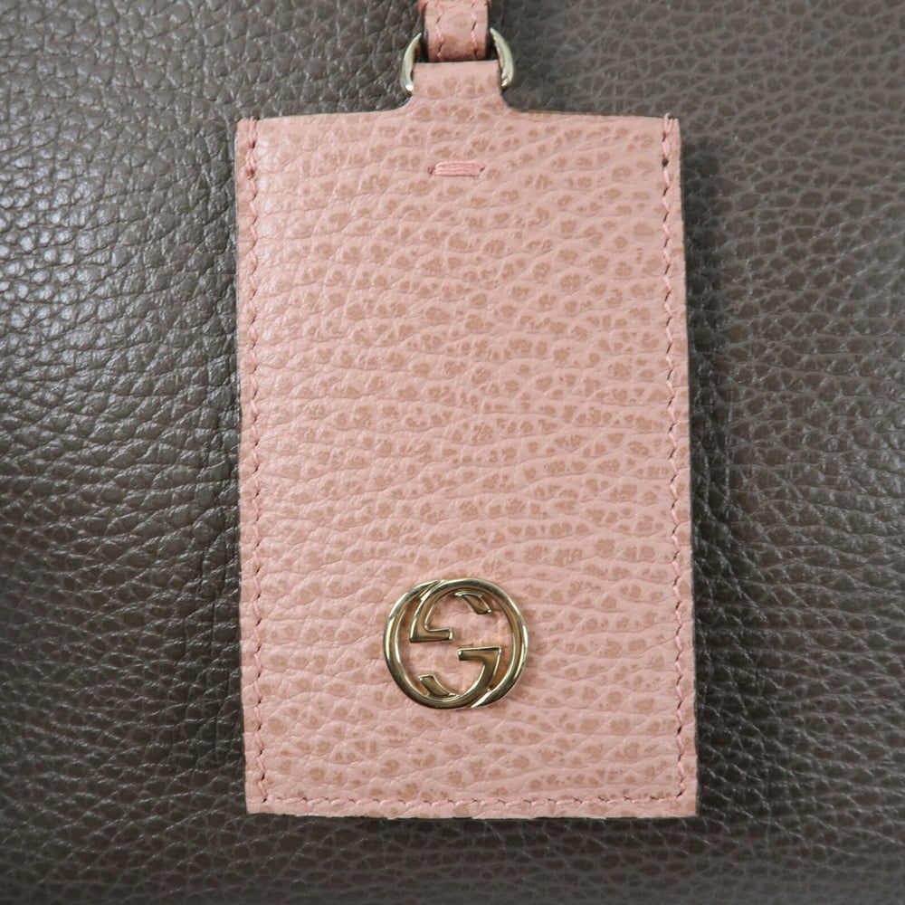 Gucci Brown Calfskin Tote Bag - 9