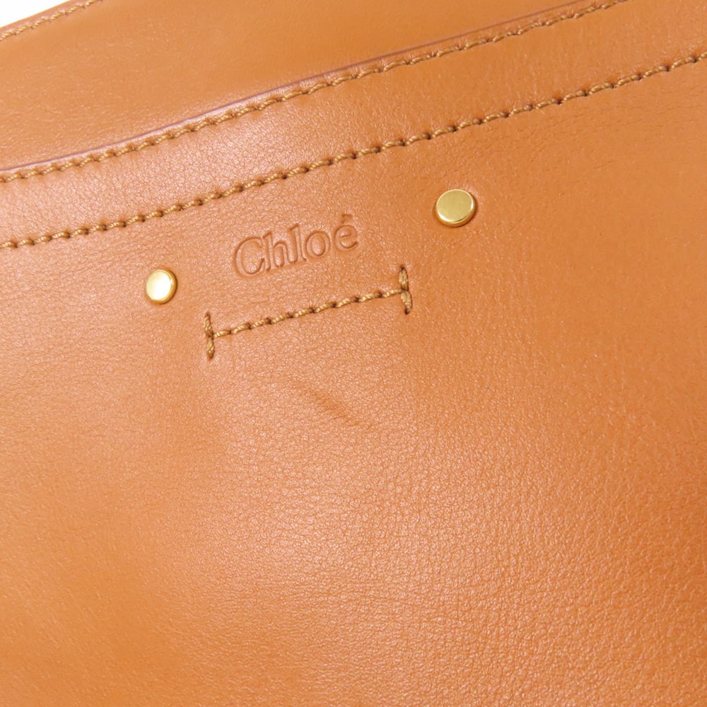 Chloe Mini Roy Shoulder Bag Brown - 16