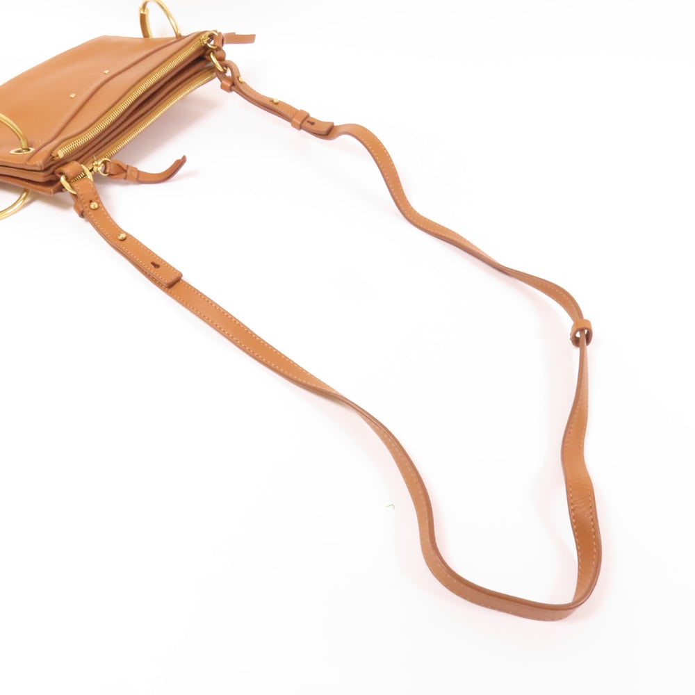 Chloe Mini Roy Shoulder Bag Brown - 6