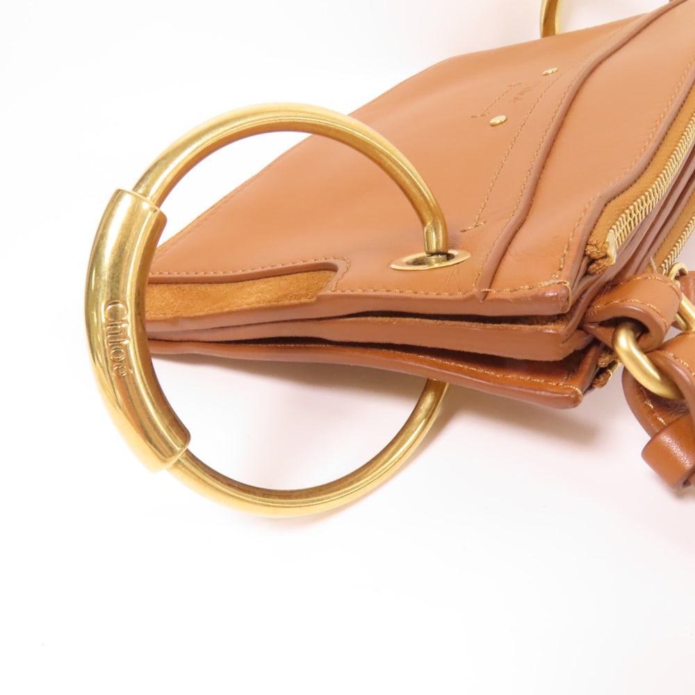 Chloe Mini Roy Shoulder Bag Brown - 7