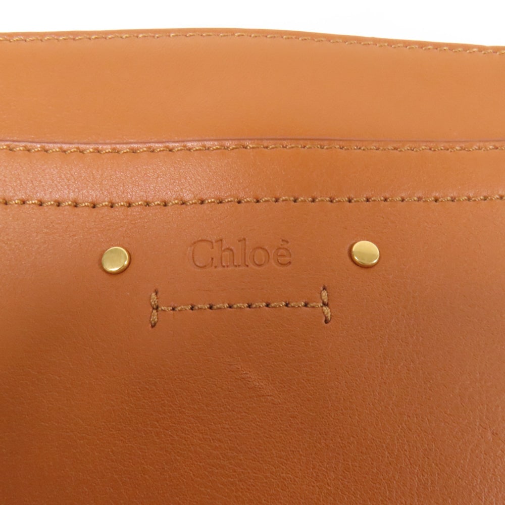 Chloe Mini Roy Shoulder Bag Brown - 8