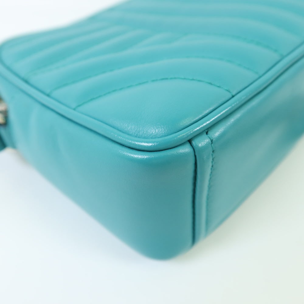 Prada Camera Chain Bag Blue - 12