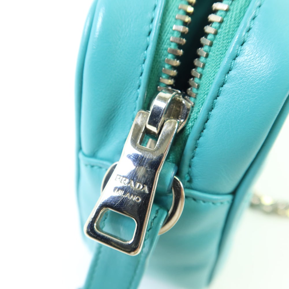 Prada Camera Chain Bag Blue - 8
