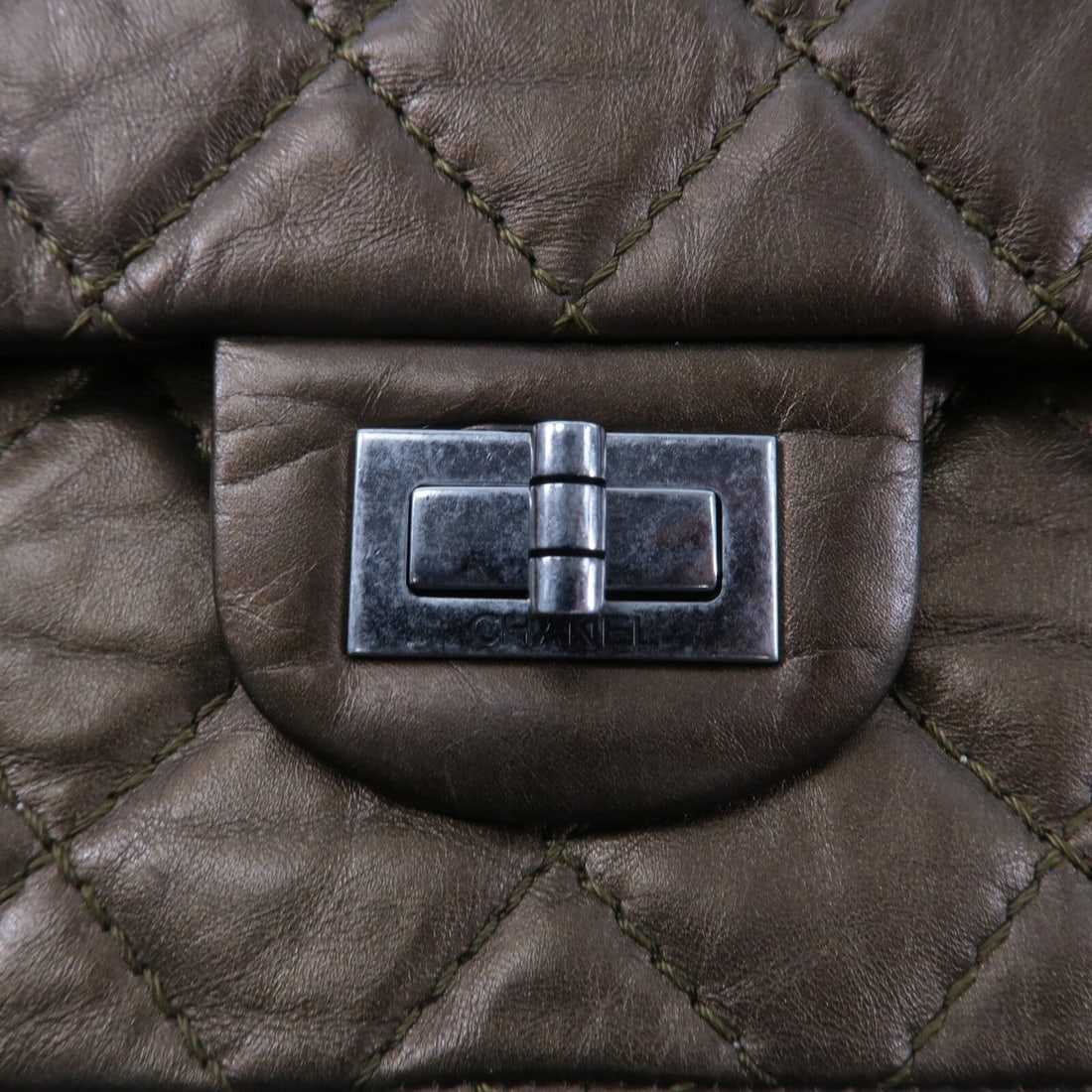 Chanel 2.55 Medium Chain Bronze - 9