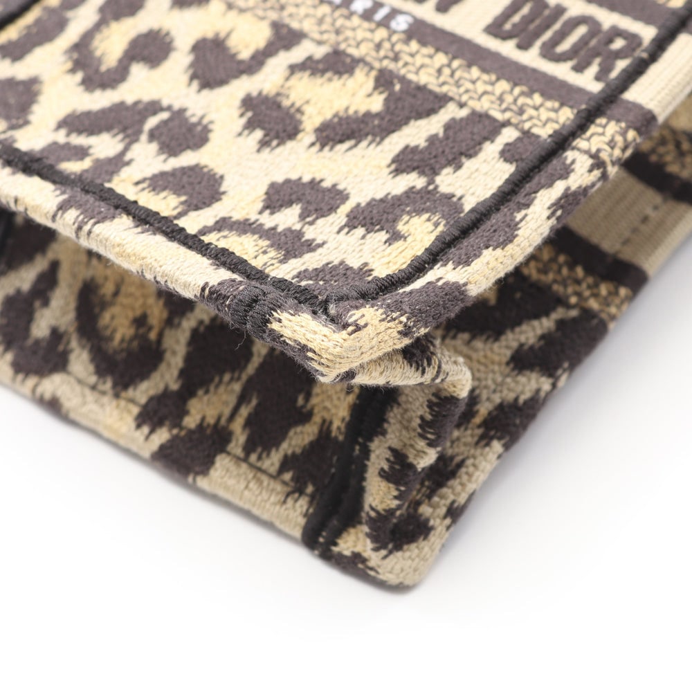 Dior Book Tote Mini Phone Leopard - 5