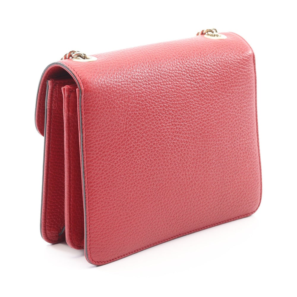 Gucci Interlocking G Chain Bag Red - 2