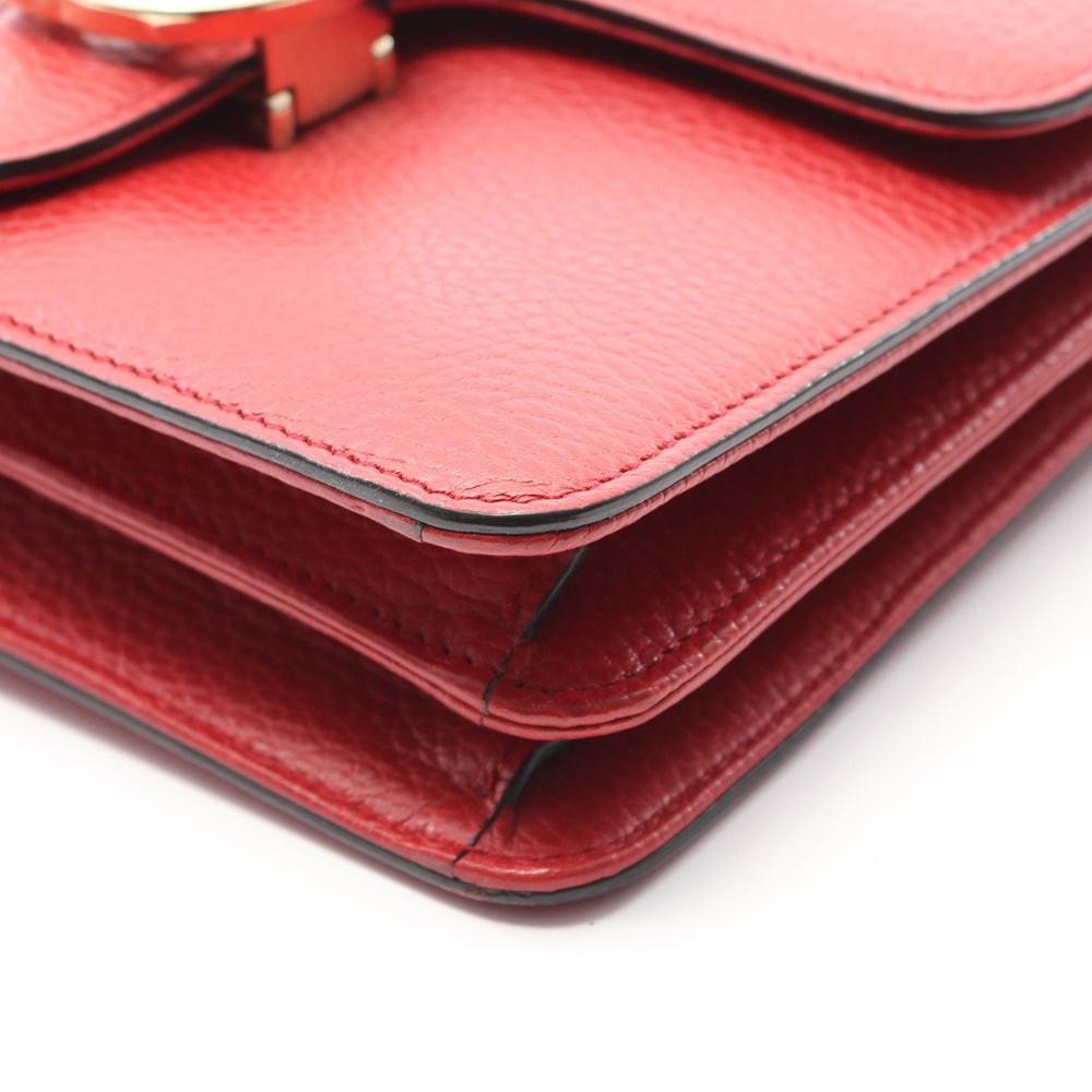 Gucci Interlocking G Chain Bag Red - 6
