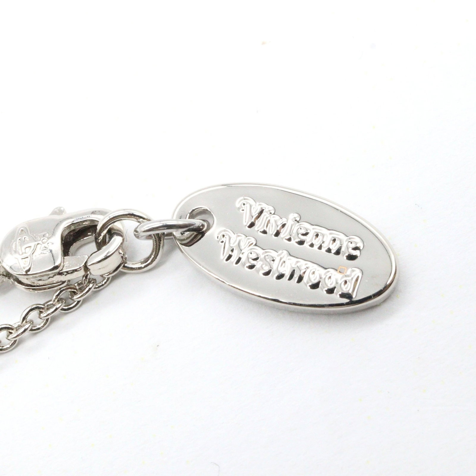 Vivienne Brass Silver Necklace - 3