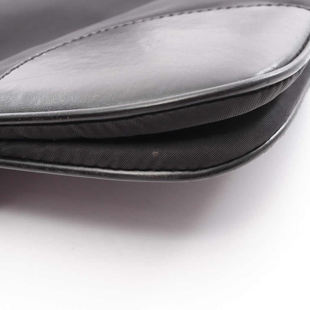 Prada Nylon Leather Shoulder Bag - 10