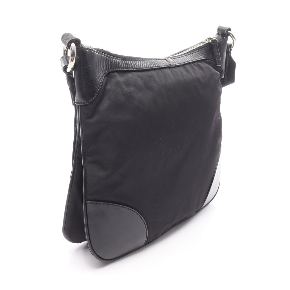 Prada Nylon Leather Shoulder Bag - 2
