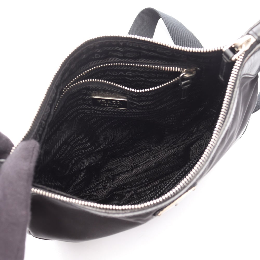 Prada Nylon Leather Shoulder Bag - 3