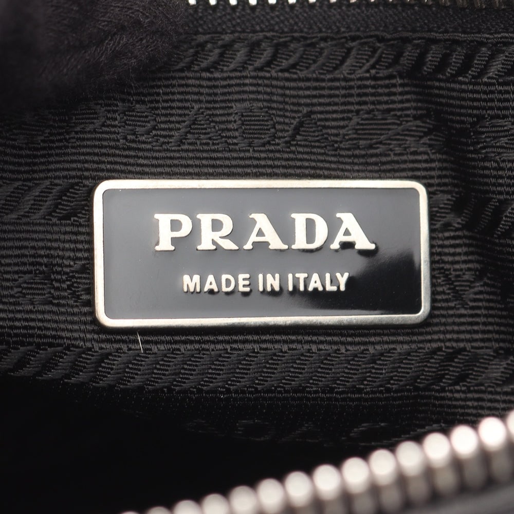 Prada Nylon Leather Shoulder Bag - 4