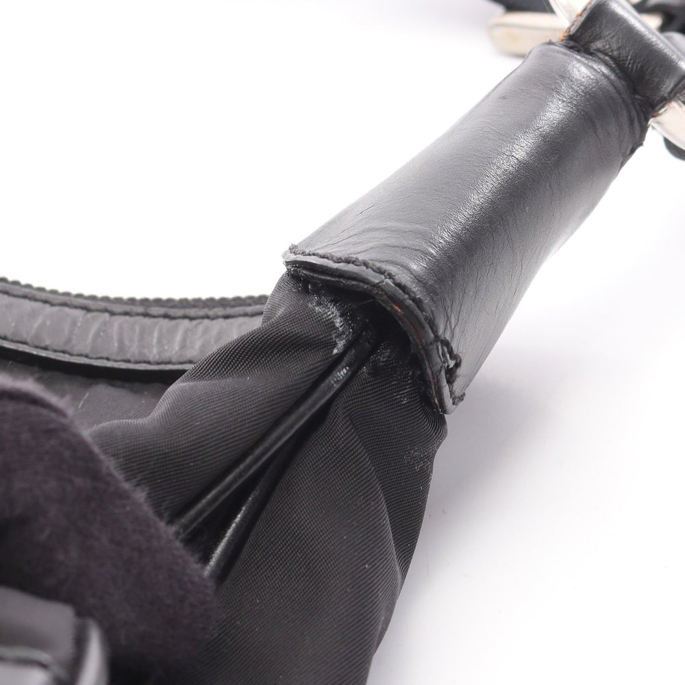 Prada Nylon Leather Shoulder Bag - 5