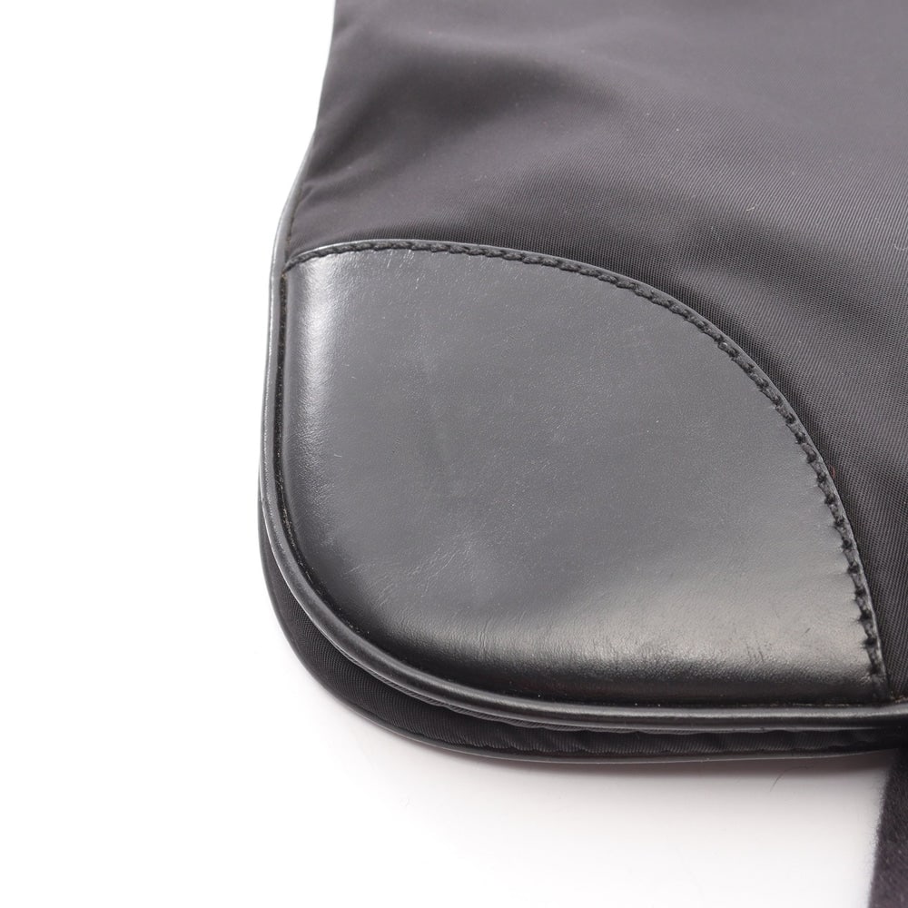 Prada Nylon Leather Shoulder Bag - 9