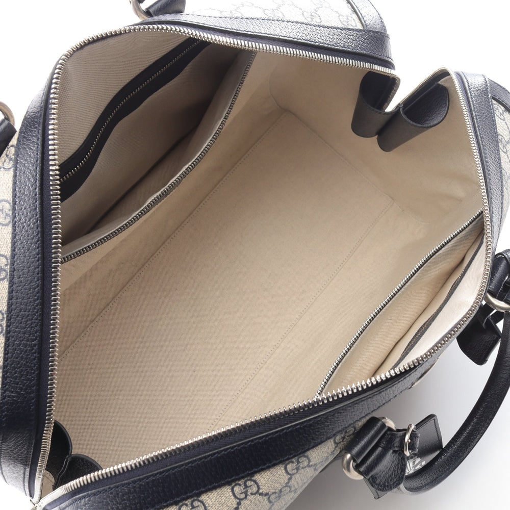 Gucci Medium Duffel Ivory Navy - 3