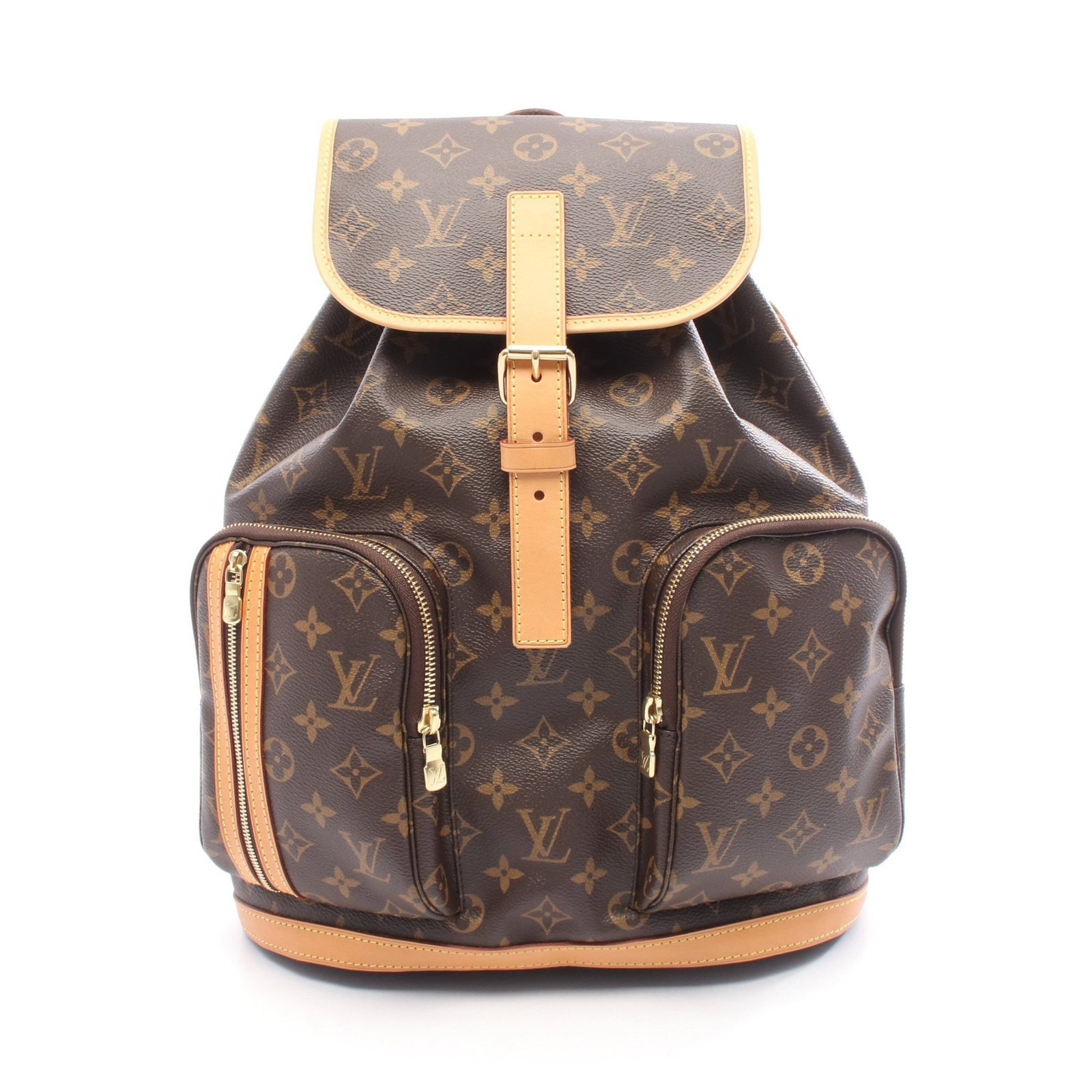 Louis Vuitton Sac Ad Bosphore: Brown monogram backpack.