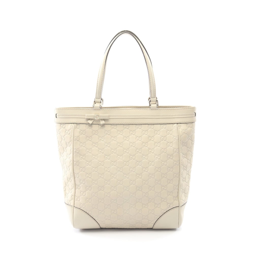 Gucci Mayfair Guccissima Beige: Gucci Mayfair Gucci Sima Handbag Tote Bag. Color: Light Beige. Material: Leather. Size: 37/28 X 32 X 11 Cm. Handle: 46 Cm.
