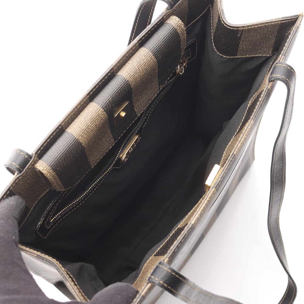 Fendi Pecan Tote Dark Brown - 3