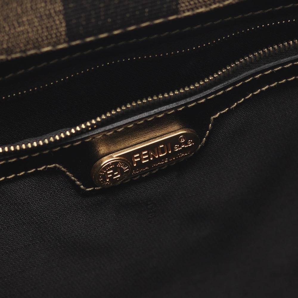 Fendi Pecan Tote Dark Brown - 4