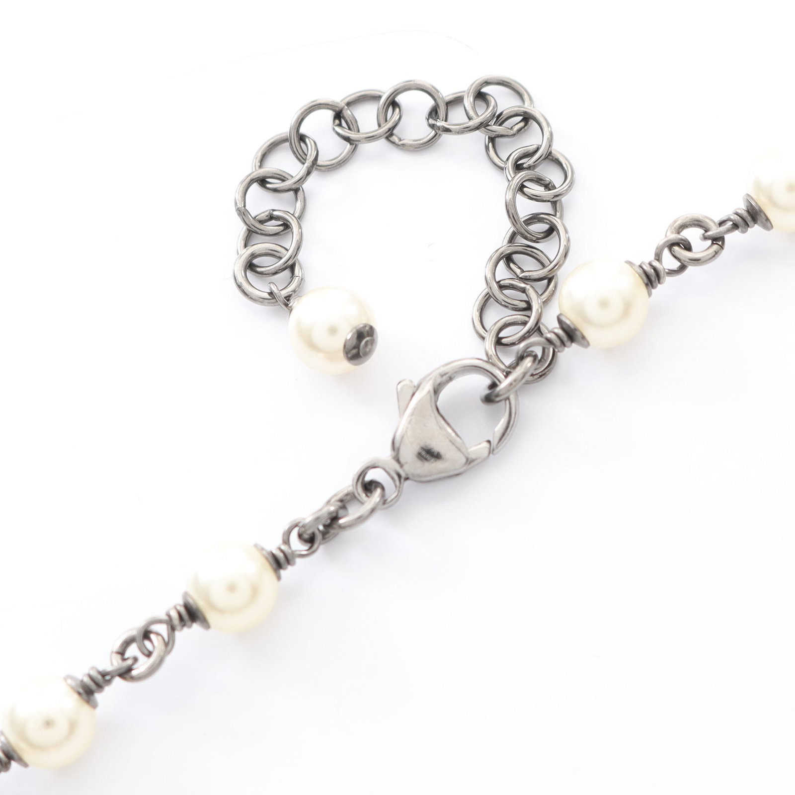 Chanel Coco Mark Pearl Silver - 4