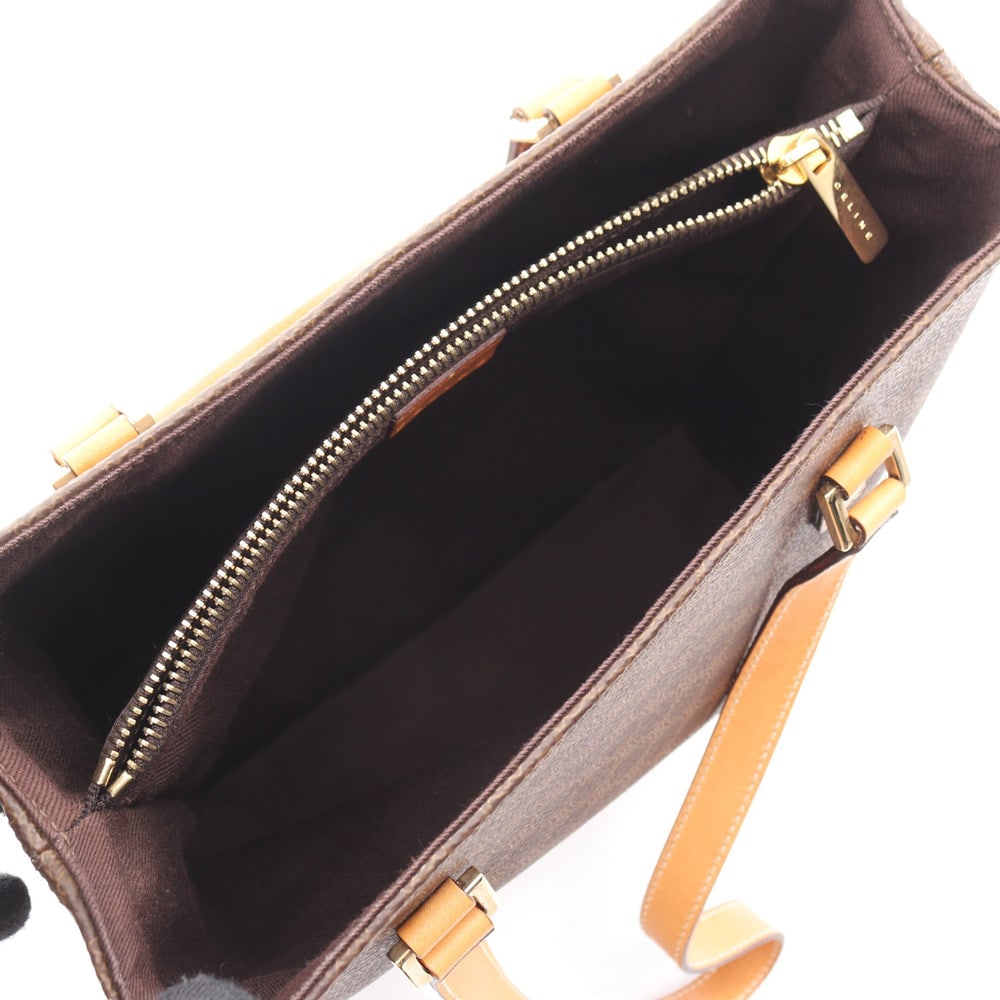 Celine Macadam Handbag Brown - 3
