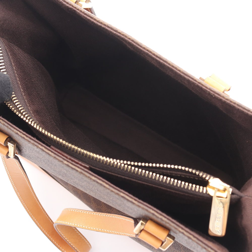 Celine Macadam Handbag Brown - 8