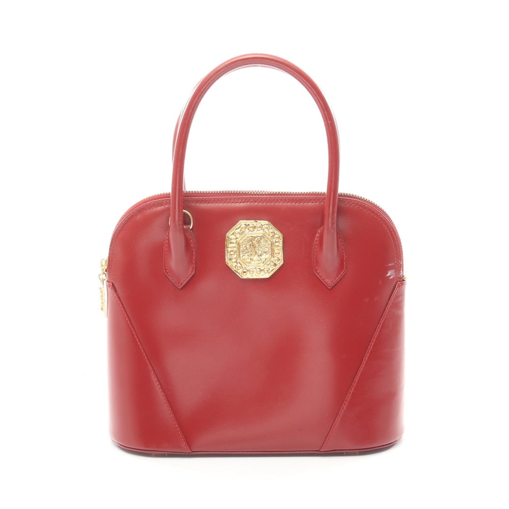 Ysl Vintage Handbag Red: Yves Saint Laurent Vintage Handbag. Color: Red. Material: Leather. Size: 23/24.5 X 20.5 X 10 Cm. Handle: 35 Cm.