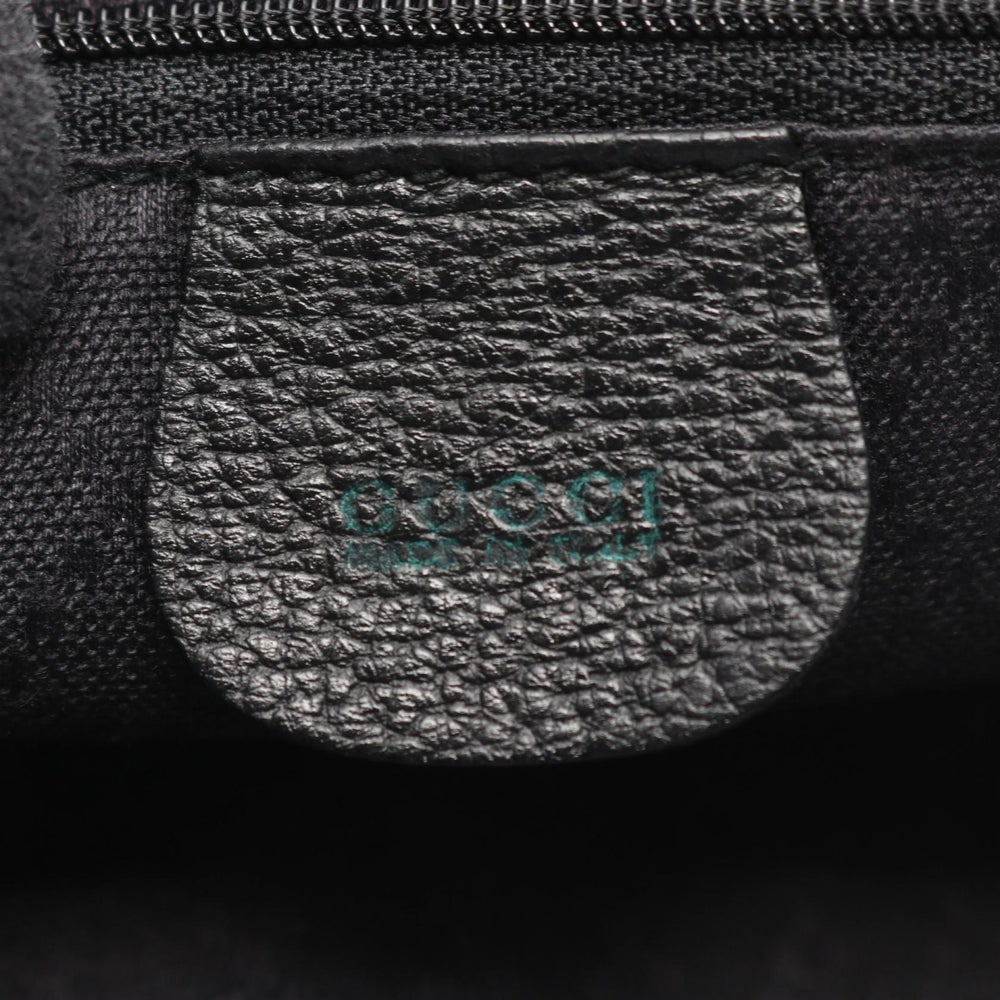 Gucci Bamboo Suede Backpack Black - 4