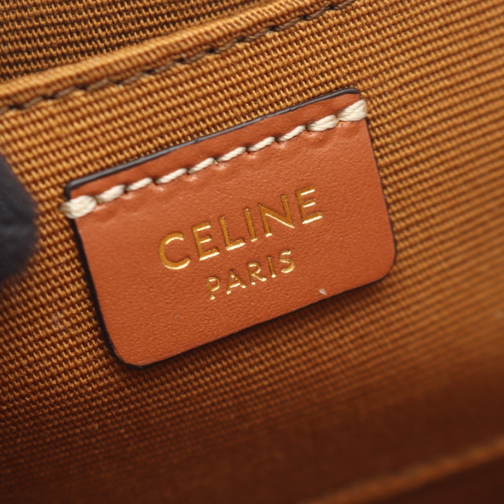 Celine Mini Camera Bag Black Brown - 4