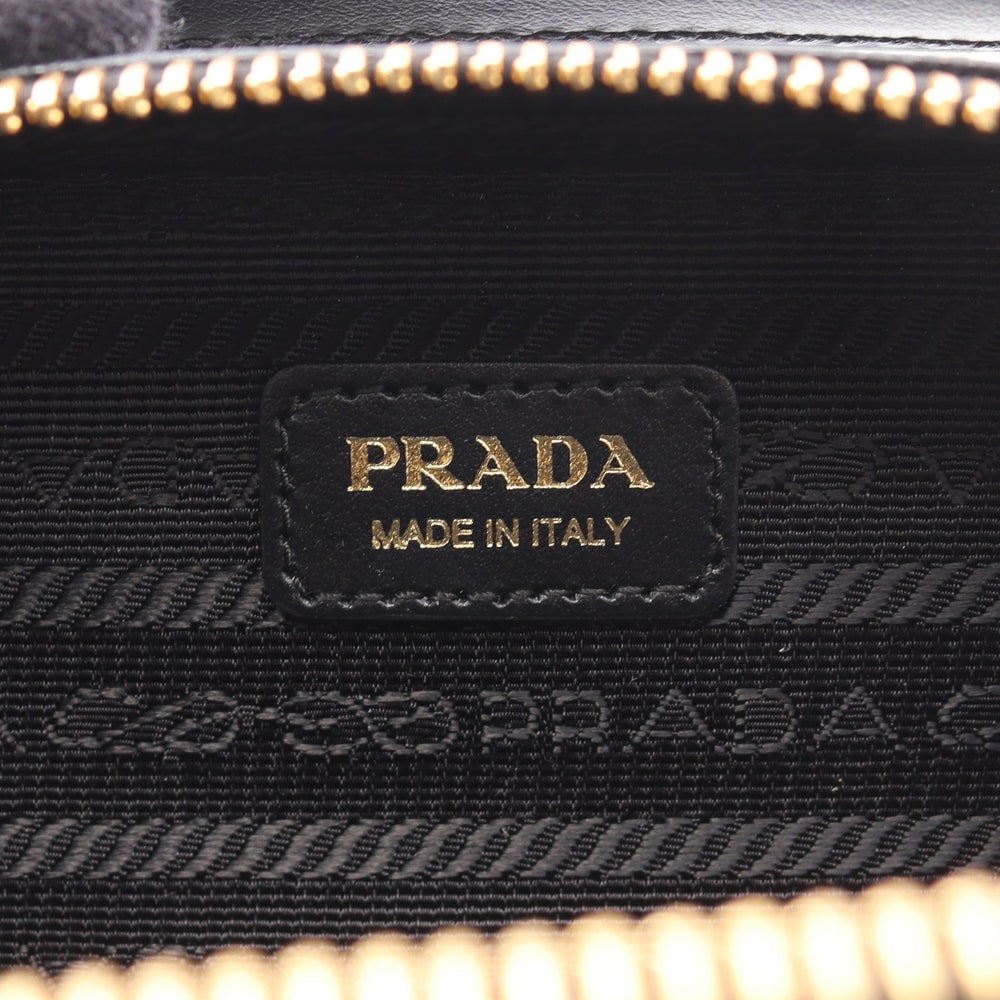 Prada Triangle Mini Pouch Black - 4