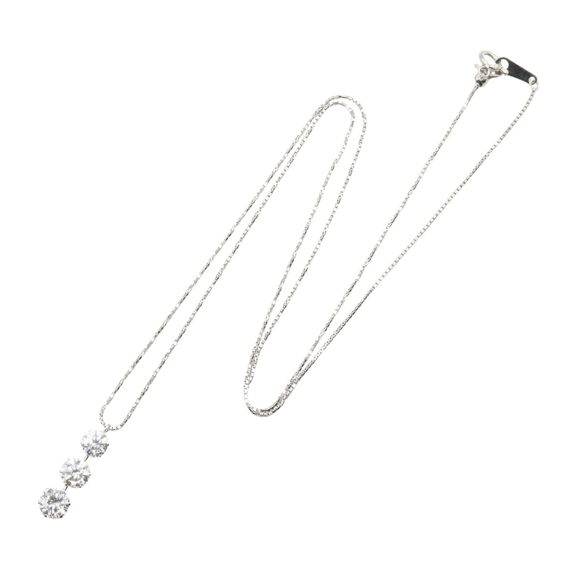 Diamond Necklace Platinum - 2