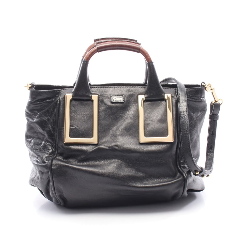 Chloe Ethel Handbag Black: Chloe Ethel Handbag. Color: Black. Material: Leather. Size: 32/24 X 22 X 20 Cm. Handle: 30 Cm. Strap: 75-88 Cm. Includes: Shoulder Strap.