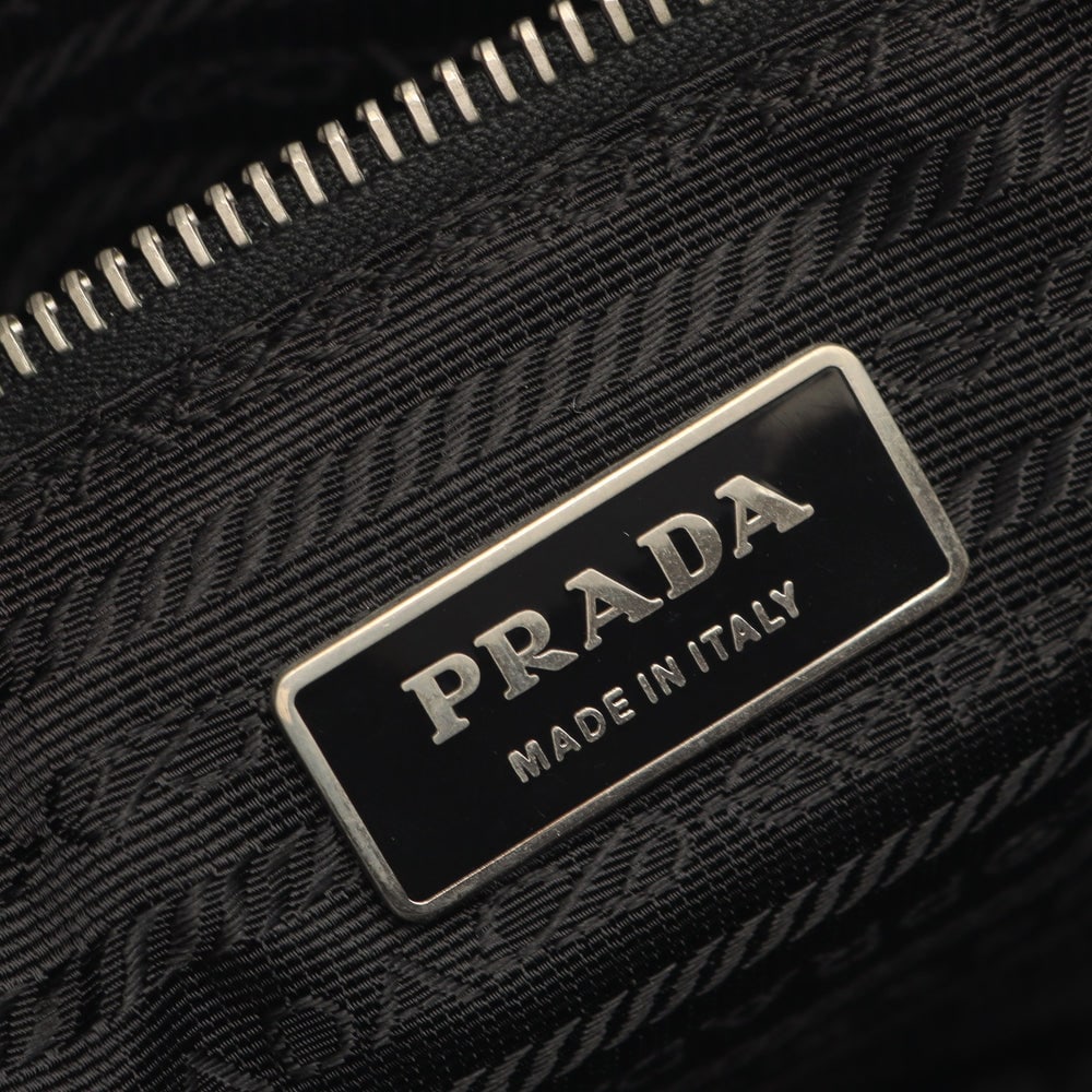 Prada Nylon Tote Bag Black - 4