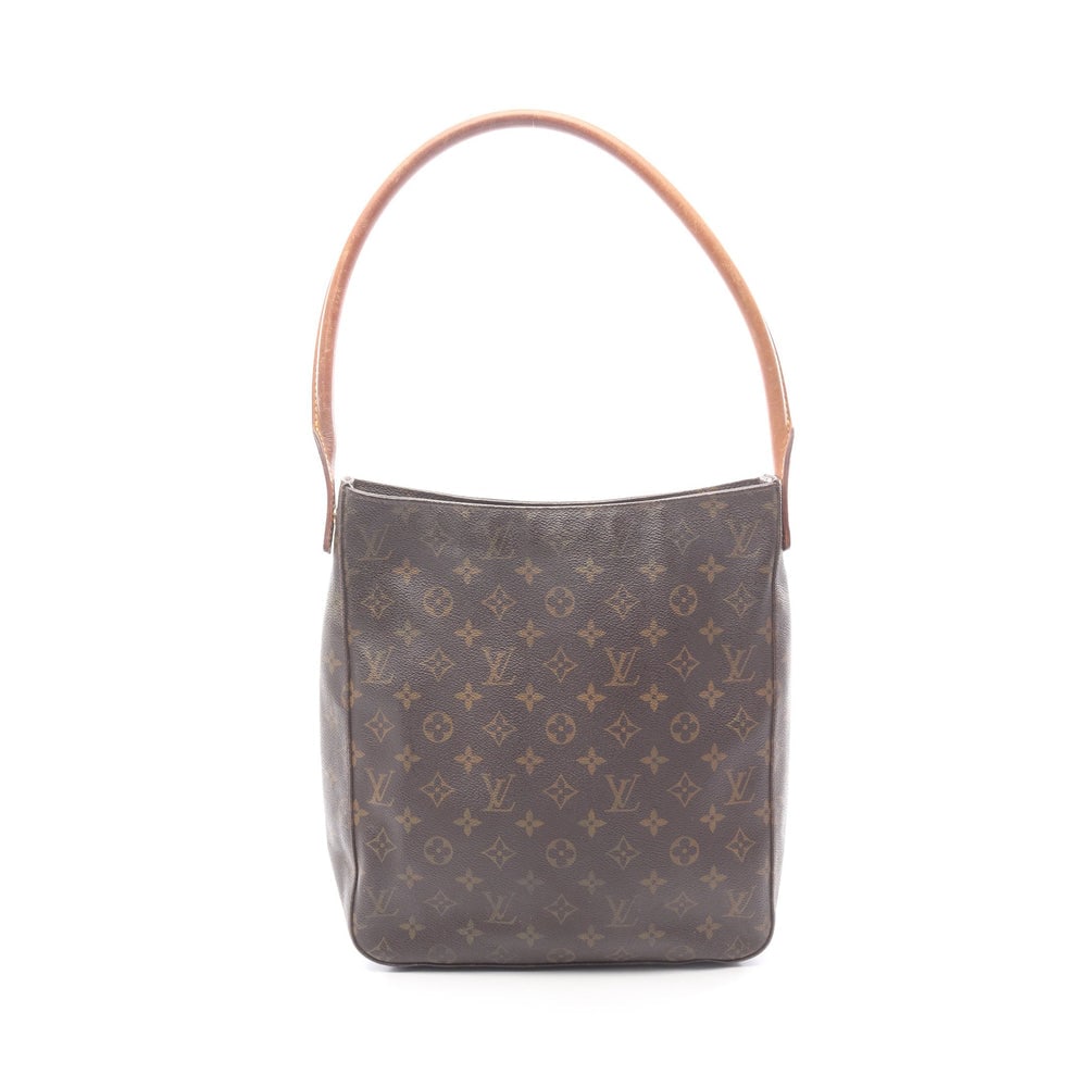 Louis Vuitton Looping GM Monogram: Looping GM M51145 in brown Monogram PVC and leather. Size 28.5 x 31 x 11 cm. Strap 62 cm.