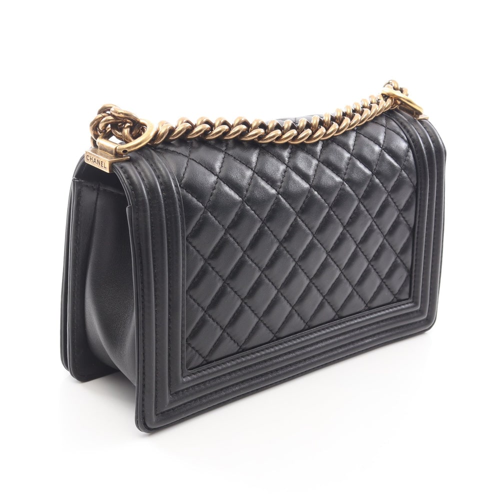 Chanel Boy Chain Bag Black - 2