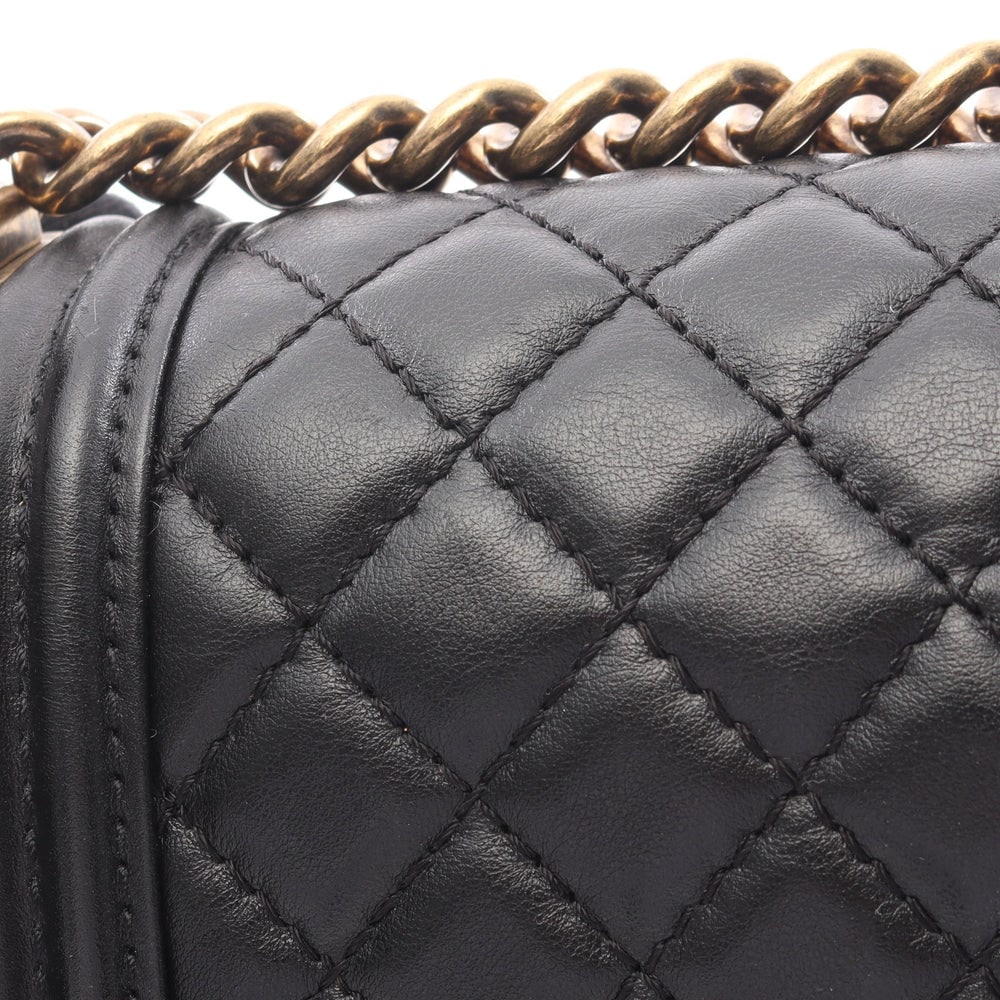 Chanel Boy Chain Bag Black - 6
