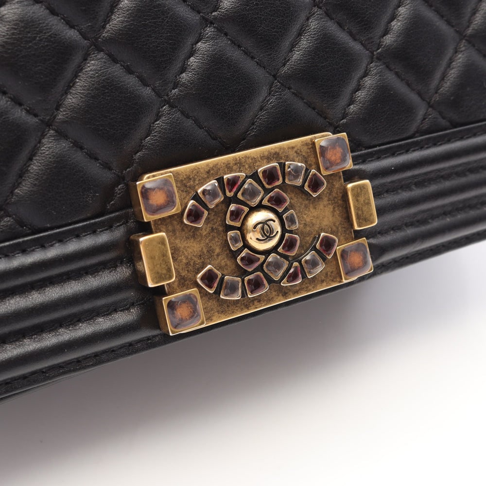Chanel Boy Chain Bag Black - 9