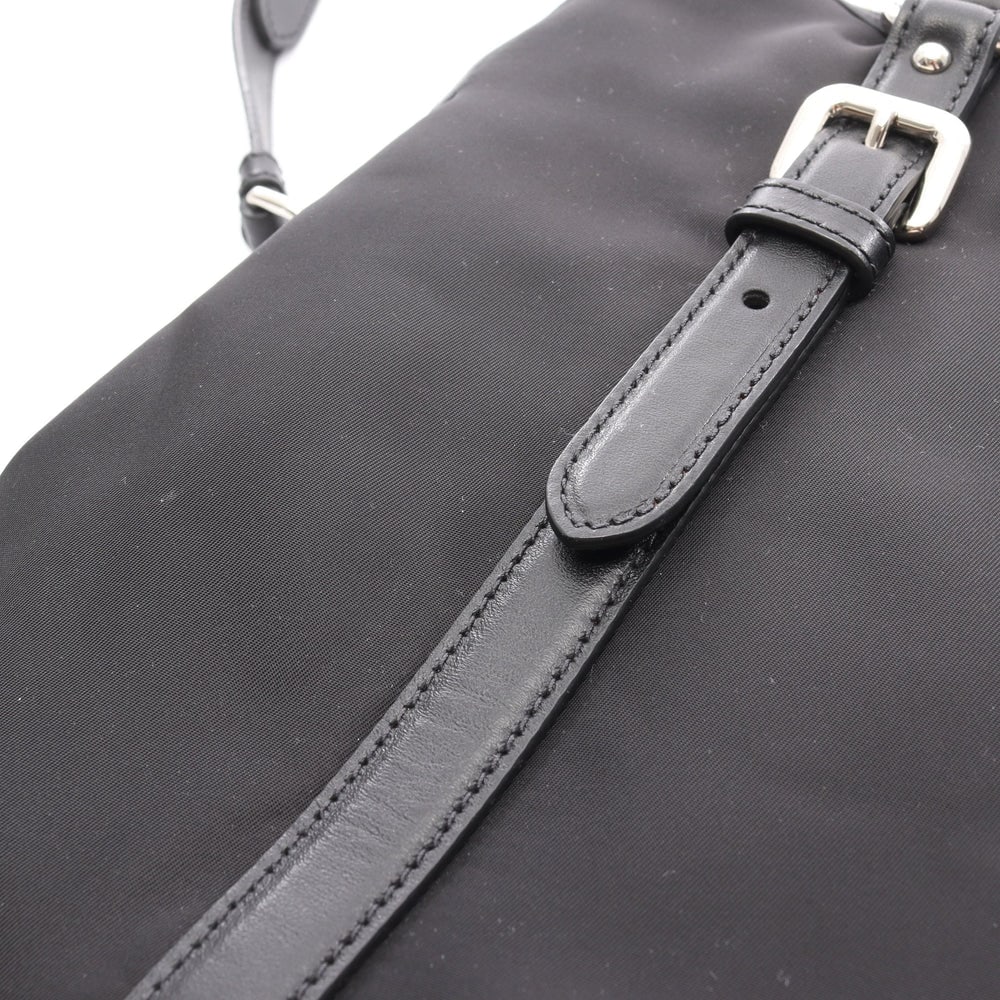 Prada 2 Way Handbag Black - 6