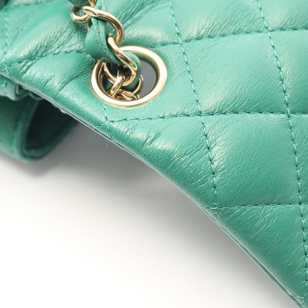 Chanel Mini Matelasse Green - 6
